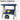 AECOJOY 2-Seat Porch Swings with Adjustable Canopy, Blue