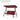AECOJOY 3 Seats Porch Swing Chair with Adjustable Backrest & Canopy, Burgundy