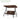 AECOJOY 3 Seats Porch Swing Chair with Adjustable Backrest & Canopy, Brown