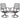 AECOJOY 360° Patio Swivel Chairs Set of 2, High-Back All-Weather Outdoor Seating